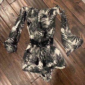 Palm tree romper